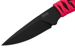 ANV Knives P100 Sleipner Cerakote, Pink Paracord, P100-044, Black Kydex Sheath, Couteau De Cou -Meilleurs Couteaux ANVP100 044 03 anv scaled
