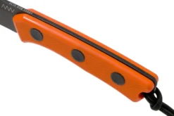 ANV P200, N690, DLC, Orange G10, Kydex, P200-018, Couteau De Survie -Meilleurs Couteaux ANVP200 018 05 anv knives scaled