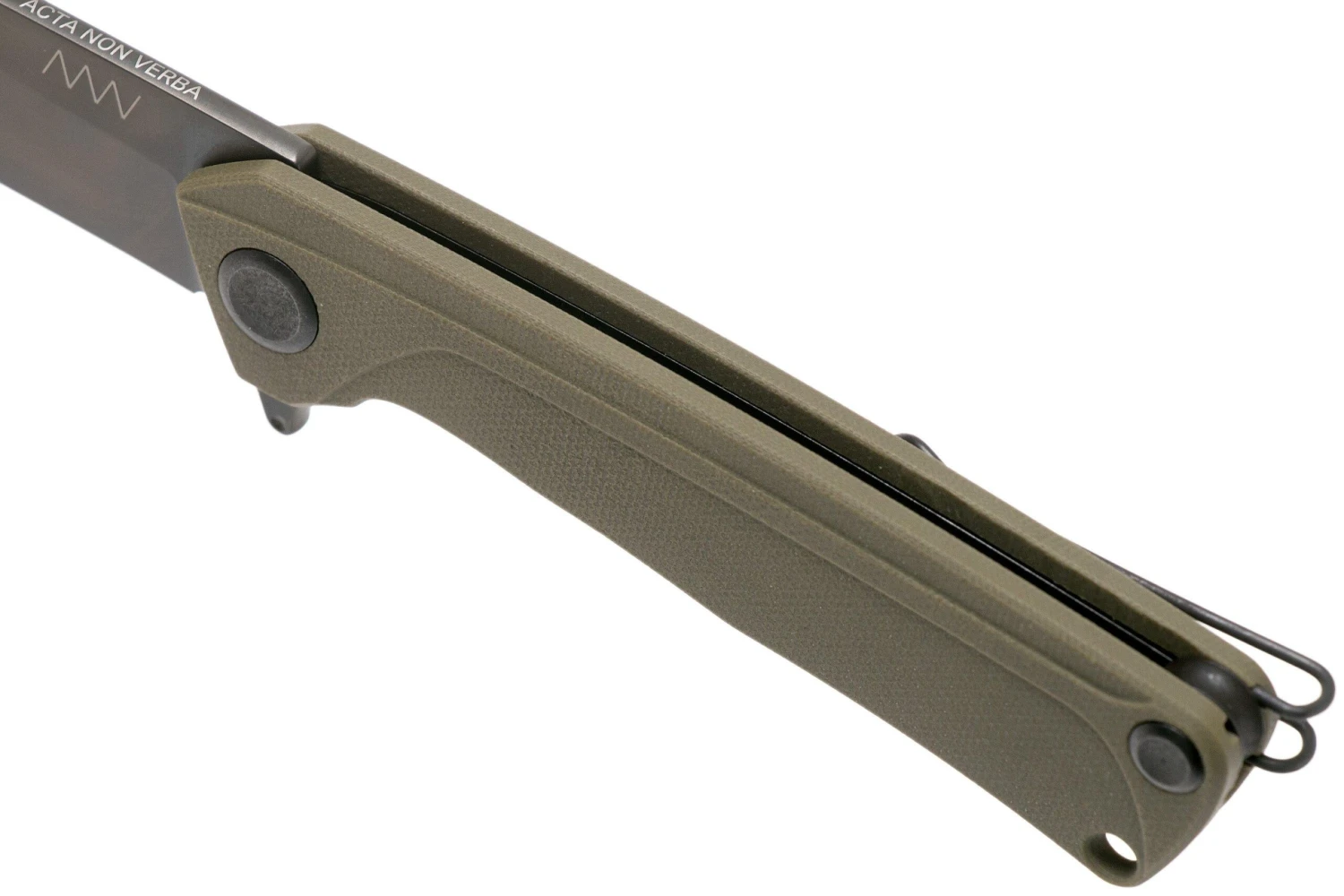 ANV Z100 Sleipner, Linerlock, G10, DLC, Olive, ANVZ100-024 Couteau De Poche 7 ANV Z100 Sleipner, Linerlock, G10, DLC, Olive, ANVZ100-024 Couteau De Poche – Image 7