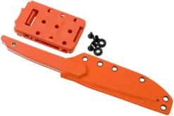 Amare Knives Pocket Peak Fixed, Stonewash Orange G10, Couteau à Lame Fixe 15 Amare Knives Pocket Peak Fixed, Stonewash Orange G10, Couteau à Lame Fixe -Meilleurs Couteaux AS PPF OR 08 amare knives scaled