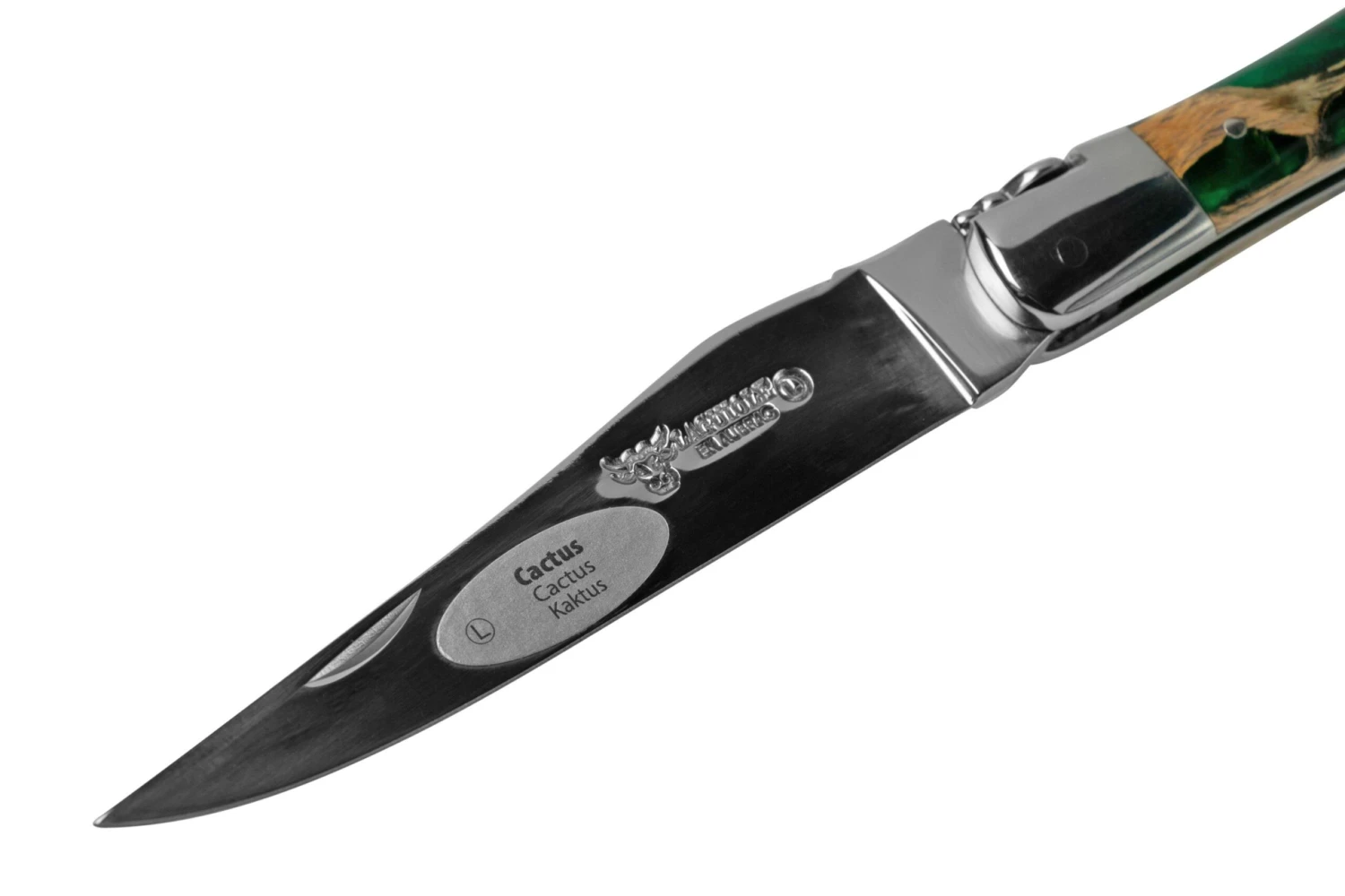 Laguiole En Aubrac Green Cholla Cactus L0212CA9IF Bois De Cactus, Poli, Couteau De Poche Laguiole, 12 Cm 3 Laguiole En Aubrac Green Cholla Cactus L0212CA9IF Bois De Cactus, Poli, Couteau De Poche Laguiole, 12 Cm – Image 3