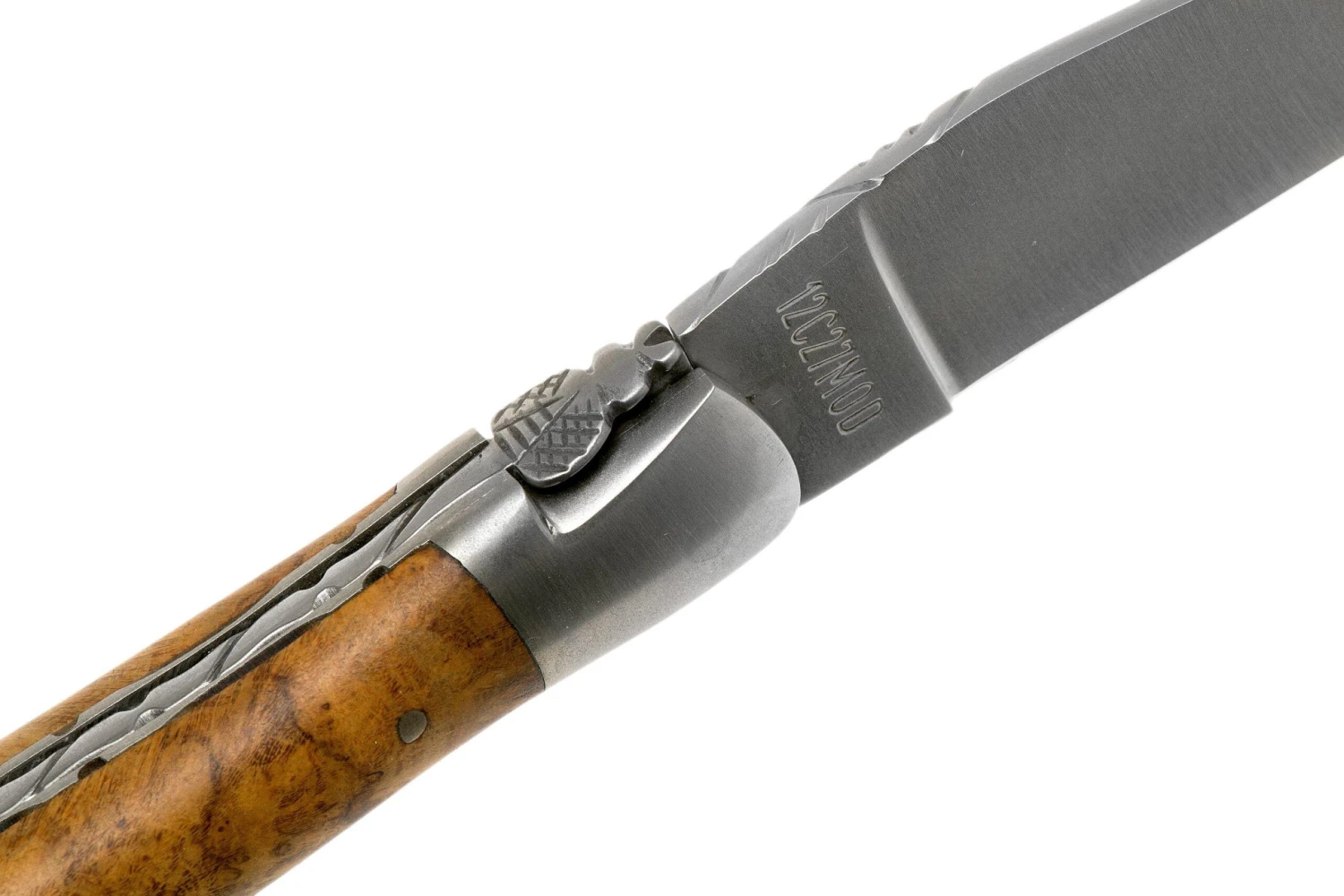 Laguiole En Aubrac 12cm Teck Guillochage Manuel L0212LKH/FSB1, Couteau Laguiole 6 Laguiole En Aubrac 12cm Teck Guillochage Manuel L0212LKH/FSB1, Couteau Laguiole – Image 6