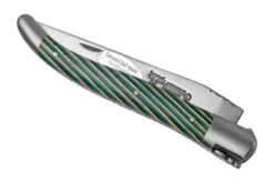 Laguiole En Aubrac Samba Turquoise L0212SATIF Bois De Samba Turquoise, Mat, Couteau De Poche Laguiole, 12 Cm -Meilleurs Couteaux AUL0212SATIF 04 laguioleaubrac scaled