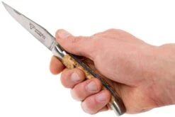 Laguiole En Aubrac 12cm Double Plates, Châtaigne Poncé Main, L0712NWI-FSB1 -Meilleurs Couteaux AUL0712NWI FSB1 08 laguiole en aubrac aul0712nwi fsb1 08