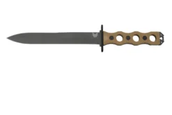 Benchmade SOCP Desert Tan 185BK-1 CPM 3V, Couteau Fixe, Greg Thompson Design