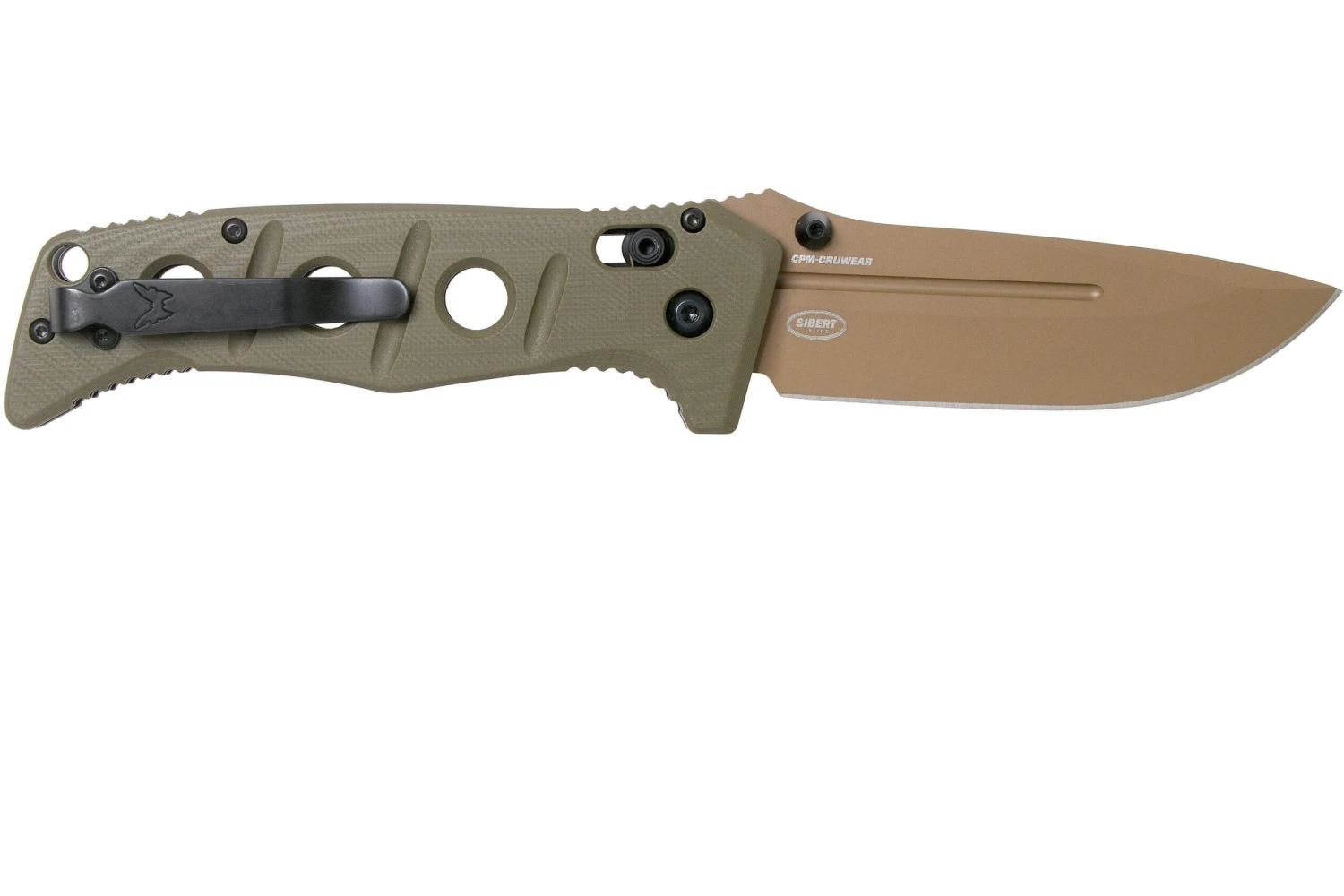 Benchmade 275FE-2 Sibert Adamas OD Green G10, Flat Earth Couteau De Poche, Shane Sibert Design 2 Benchmade 275FE-2 Sibert Adamas OD Green G10, Flat Earth Couteau De Poche, Shane Sibert Design – Image 2