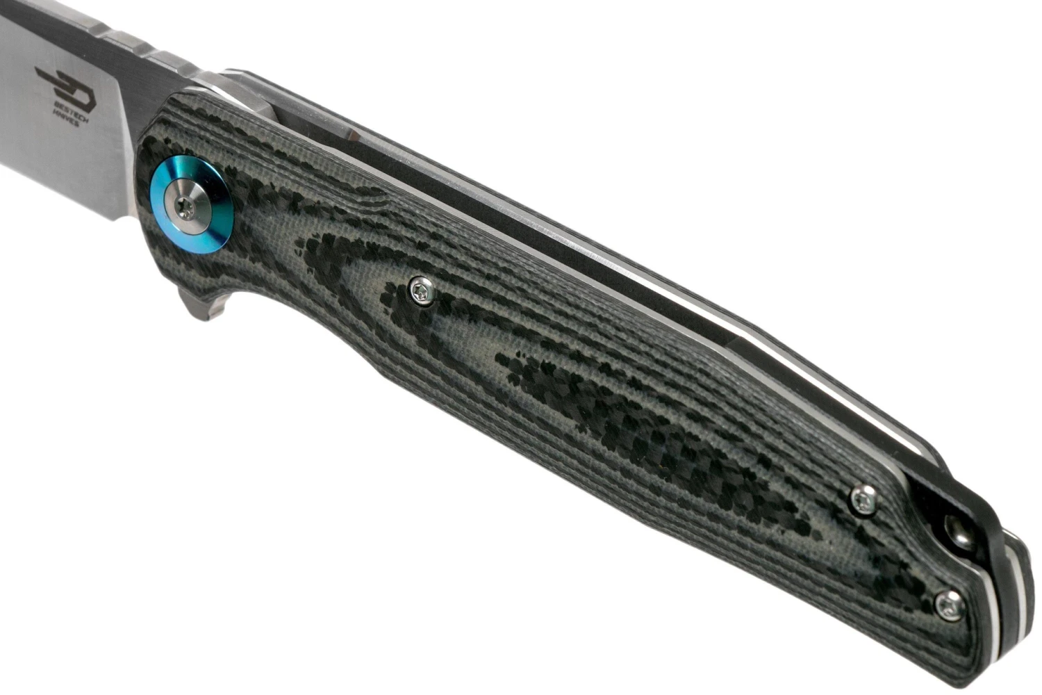 Bestech Ascot Beige G10 & Carbon Fibre BG19B, Couteau De Poche 7 Bestech Ascot Beige G10 & Carbon Fibre BG19B, Couteau De Poche – Image 7