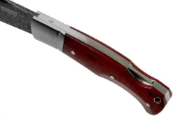 Böker Boxer 111025DAM Damascus, Micarta Couteau De Gentleman, Raphael Durand Design -Meilleurs Couteaux BO111025DAM 07 boker scaled