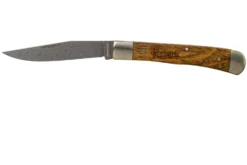 Meilleurs Couteaux 27 Böker Trapper Asbach Uralt Damascus 116004DAM Couteau De Poche