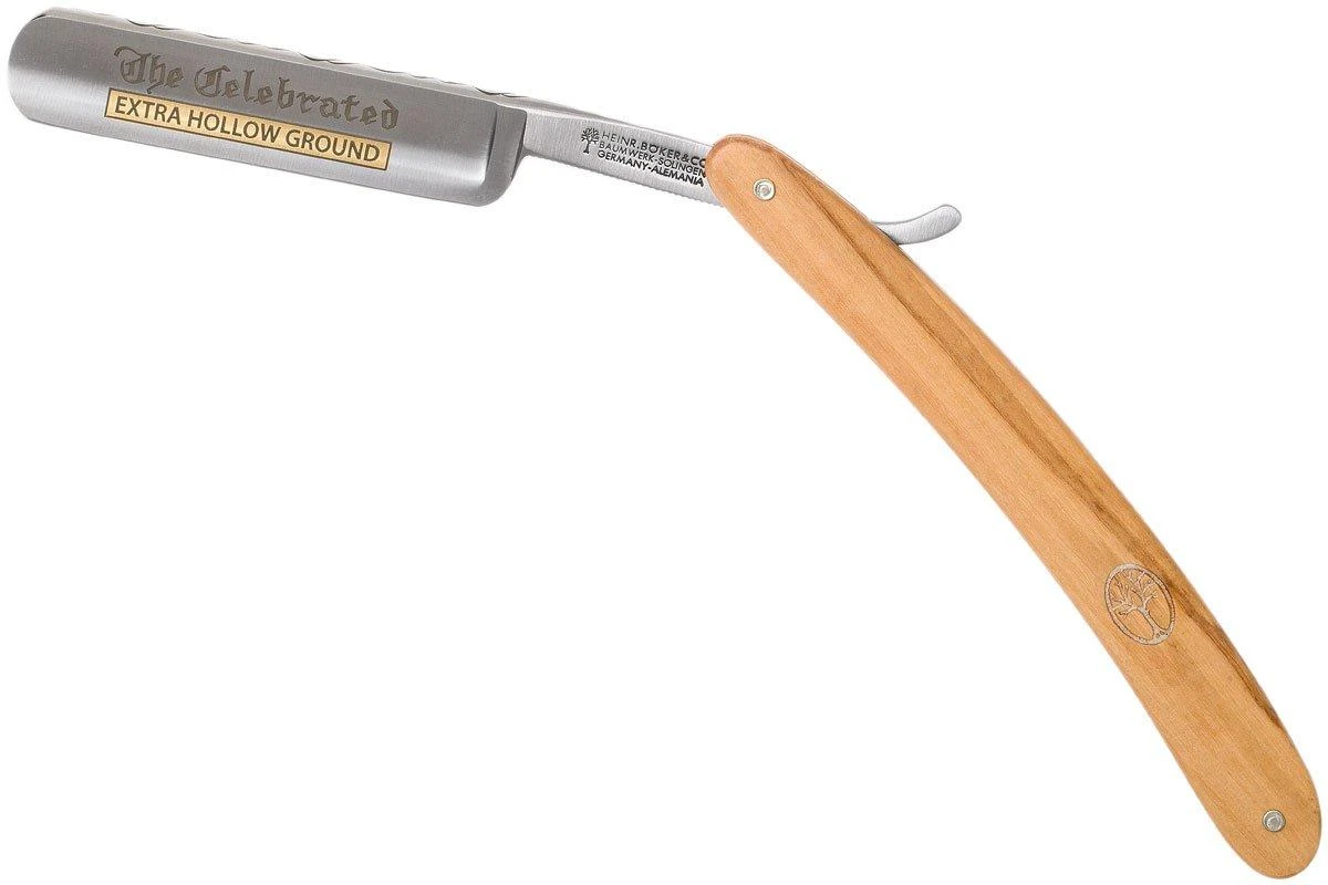 Böker Manufaktur The Celebrated, Olive Rasoir Coupe-choux 140327 1 Böker Manufaktur The Celebrated, Olive Rasoir Coupe-choux 140327