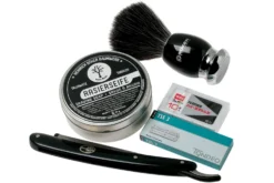 Böker Barberette Black 140901SET Coffret Cadeau, Shavette