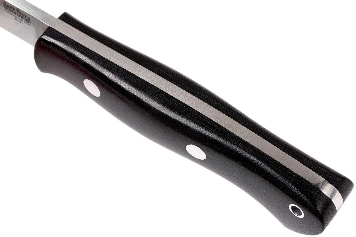 Bark River Aurora A2, Black Canvas Micarta 5 Bark River Aurora A2, Black Canvas Micarta – Image 5