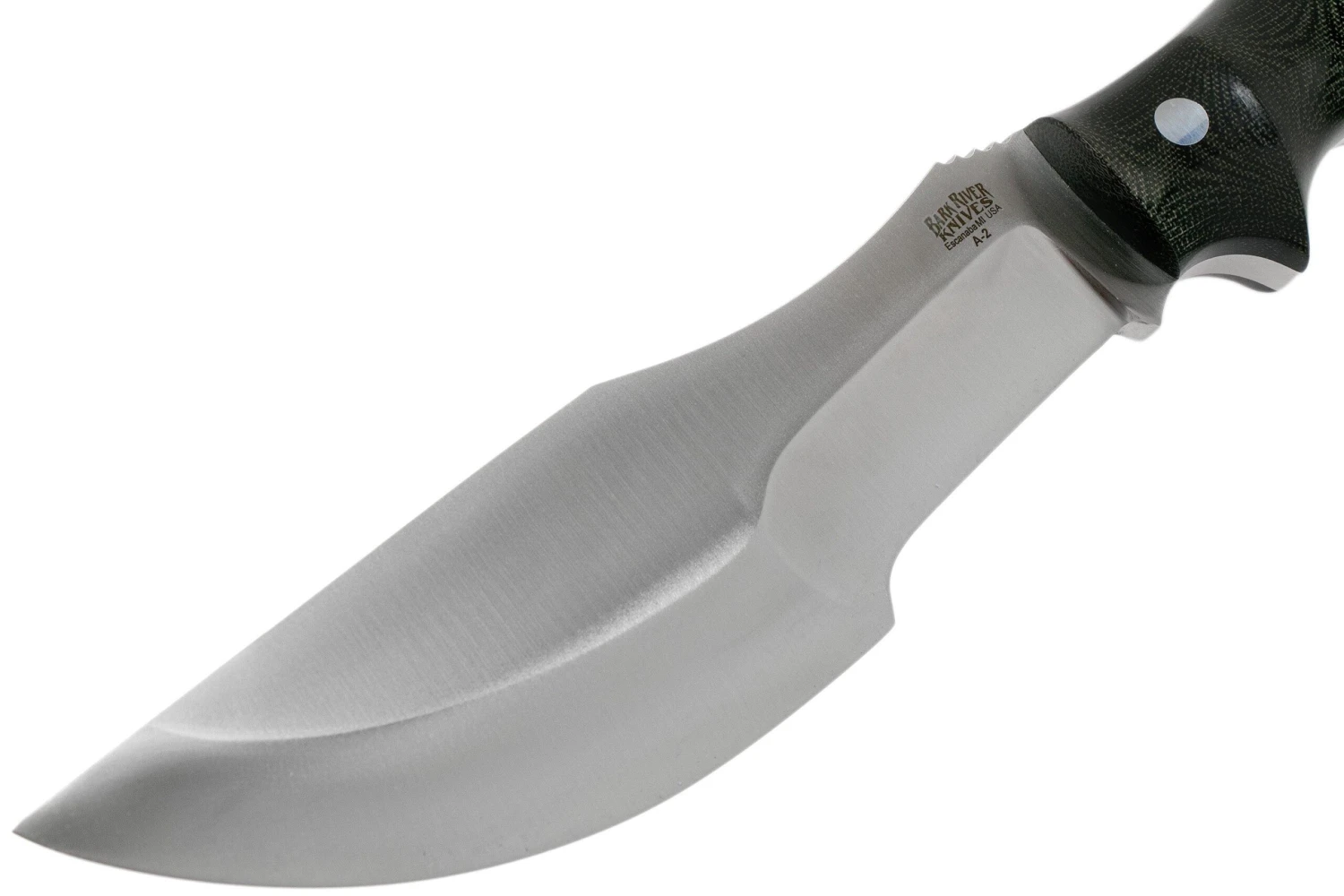 Bark River Trakker A2 Black Canvas Micarta Couteau D'outdoor 3 Bark River Trakker A2 Black Canvas Micarta Couteau D'outdoor – Image 3