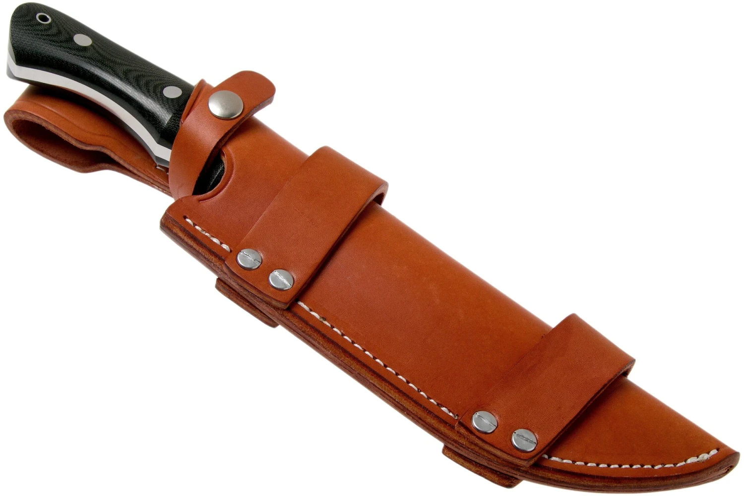 Bark River Trakker A2 Black Canvas Micarta Couteau D'outdoor 6 Bark River Trakker A2 Black Canvas Micarta Couteau D'outdoor – Image 6