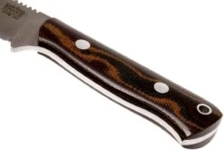 Bark River Bravo Necker II CPM 154CM, Burgundy Snakeskin Micarta -Meilleurs Couteaux BRK07 002SBC 04 bark river brk07 002sbc 13