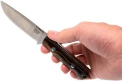 Bark River Bravo Necker II CPM 154CM, Burgundy Snakeskin Micarta -Meilleurs Couteaux BRK07 002SBC 06 bark river brk07 002sbc 15