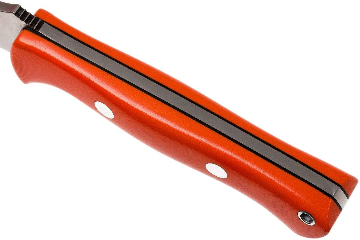 Bark River Bravo 1 LT CPM 3V, Blaze Orange G10, Black Liners, Black Sheath 5 Bark River Bravo 1 LT CPM 3V, Blaze Orange G10, Black Liners, Black Sheath – Image 5