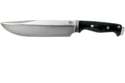 Bark River Bravo Crusader CPM 3V, Black Canvas Micarta