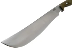 Bark River Bravo Machete CPM 1V Green Canvas Micarta Machette -Meilleurs Couteaux BRK07 371GNC 03 bark river scaled