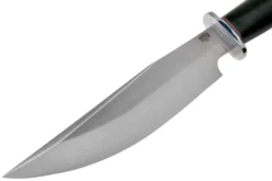 Bark River Highwayman III A2 Black Canvas Micarta Couteau Bowie -Meilleurs Couteaux BRK08 313BCM 03 bark river knives scaled