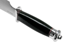 Bark River Highwayman III A2 Black Canvas Micarta Couteau Bowie -Meilleurs Couteaux BRK08 313BCM 04 bark river knives scaled