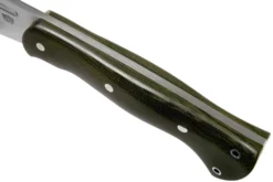 Bark River JX5 Vengeful 1 CPM 3V Green Canvas Micarta Machette Coupe-coupe -Meilleurs Couteaux BRK10 123GCM 05 bark river knives scaled