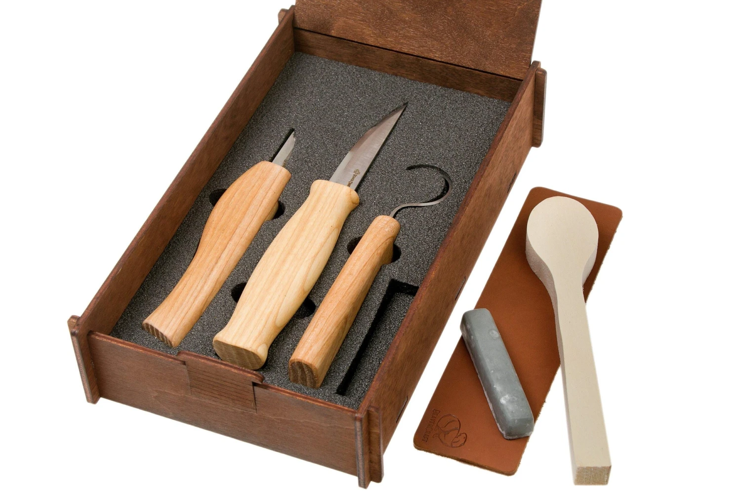 BeaverCraft Spoon Carving Tool Set S13BOX, Set à Sculpter Le Bois Avec Emballage Cadeau 1 BeaverCraft Spoon Carving Tool Set S13BOX, Set à Sculpter Le Bois Avec Emballage Cadeau