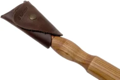 BeaverCraft Oak Spoon Carving Knife Long 30 Mm Long SK2SLONG, Double Edge, Couteau Croche Avec étui -Meilleurs Couteaux BVSK2SLONG 03 beavercraft scaled