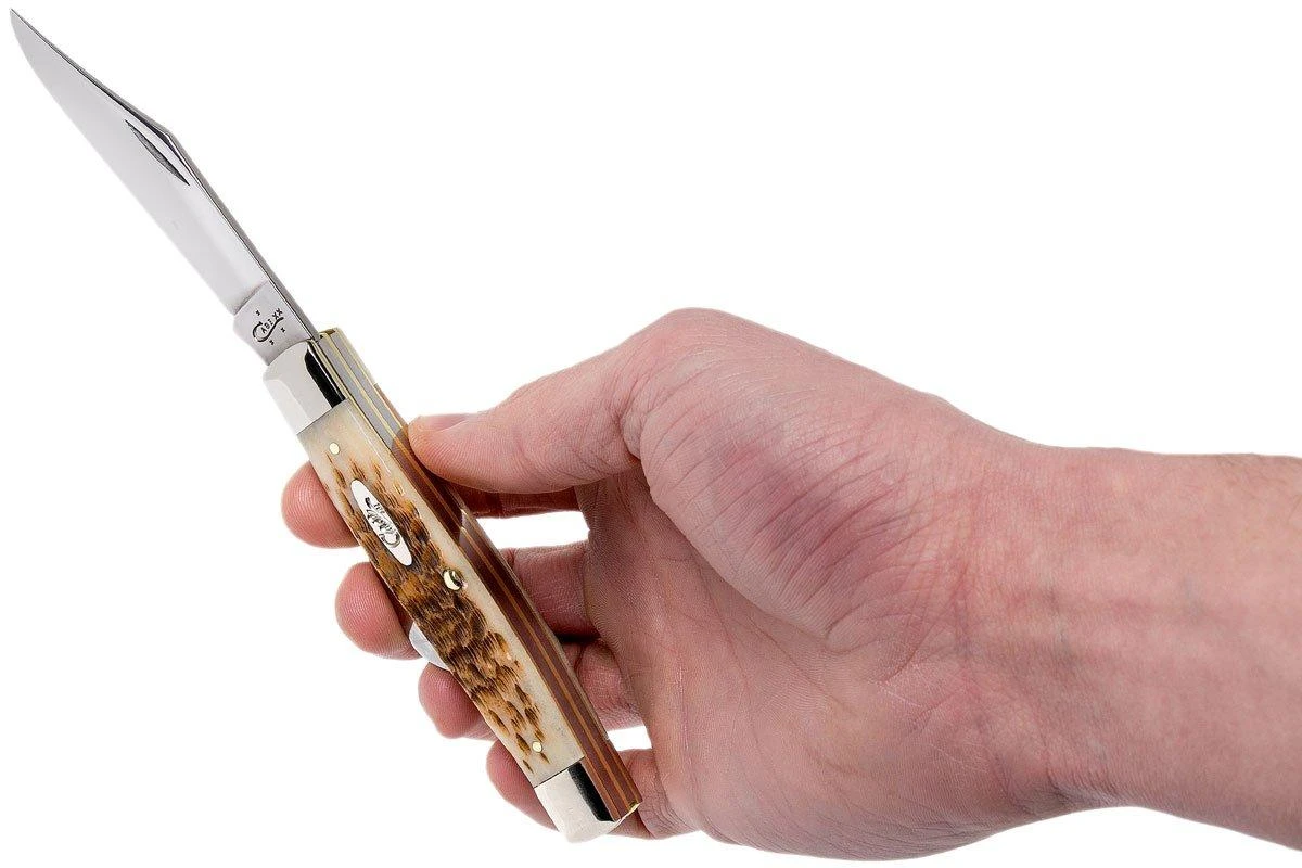 Case Large Stockman Amber Jigged Bone, 00204, 6375 CV Couteau De Poche 10 Case Large Stockman Amber Jigged Bone, 00204, 6375 CV Couteau De Poche – Image 10