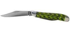 Case Peanut Green & Black Carbon Fiber-G10 Weave Smooth, 50714, 10220 SS Couteau De Poche -Meilleurs Couteaux CE50714 03 case scaled