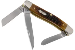 Case Medium Stockman Antique Bone, Rogers Corn Cob Jig, 52834, 6318 SS Couteau De Poche