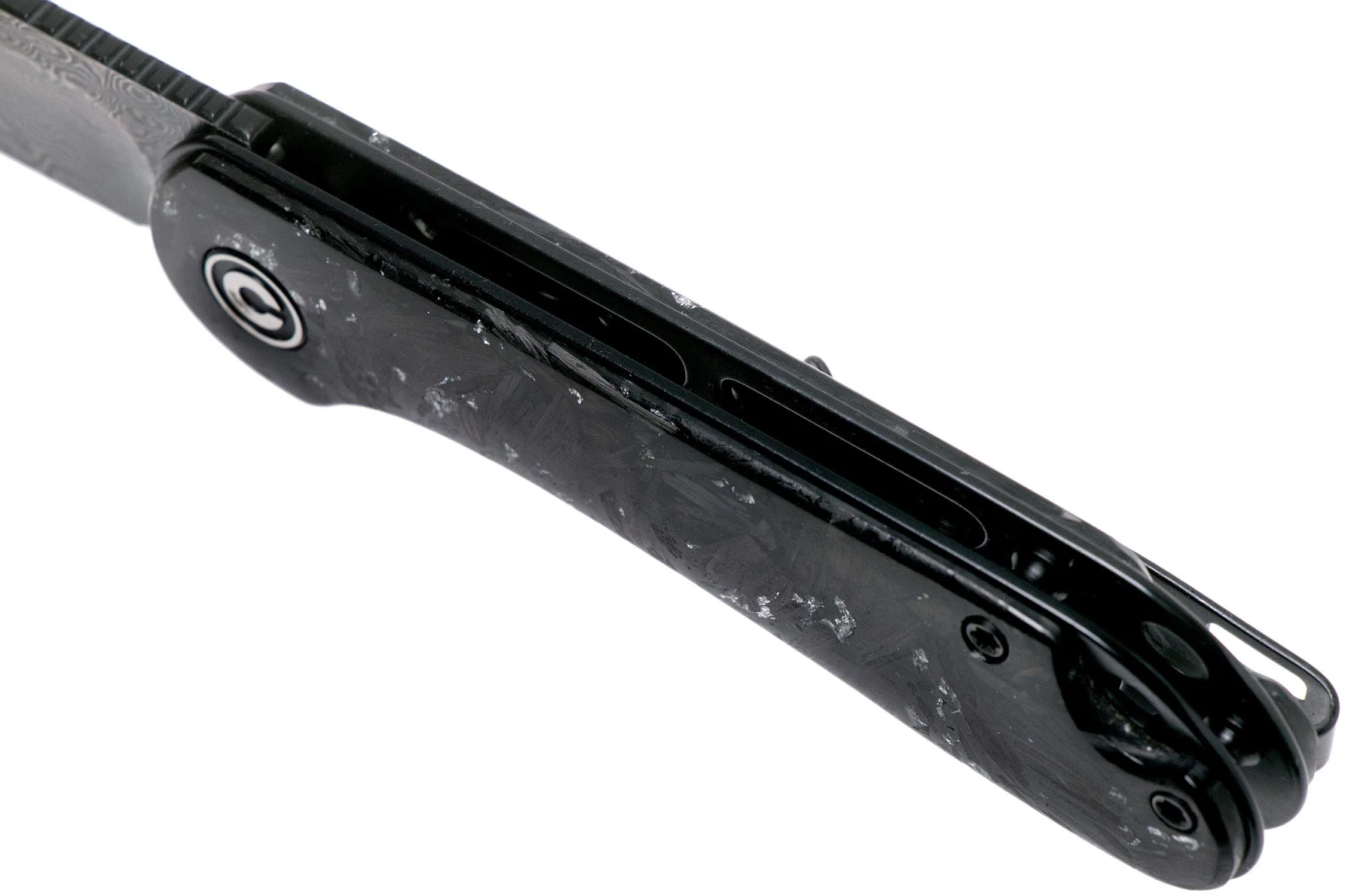 Civivi Elementum C907C-DS2 Damascus, Shredded Silver Carbonfiber Couteau De Poche 7 Civivi Elementum C907C-DS2 Damascus, Shredded Silver Carbonfiber Couteau De Poche – Image 7