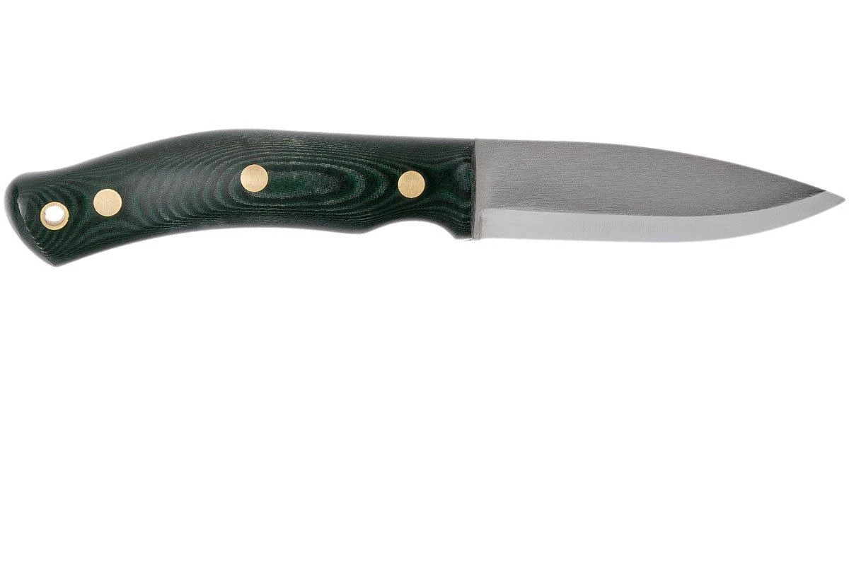 Casström No. 10 Swedish Forest Knife Green Micarta 14C28N Scandi Grind 13107 2 Casström No. 10 Swedish Forest Knife Green Micarta 14C28N Scandi Grind 13107 – Image 2