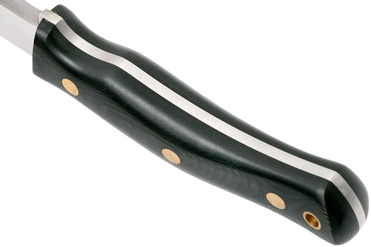 Casström No. 10 Swedish Forest Knife Green Micarta 14C28N Scandi Grind 13107 4 Casström No. 10 Swedish Forest Knife Green Micarta 14C28N Scandi Grind 13107 – Image 4