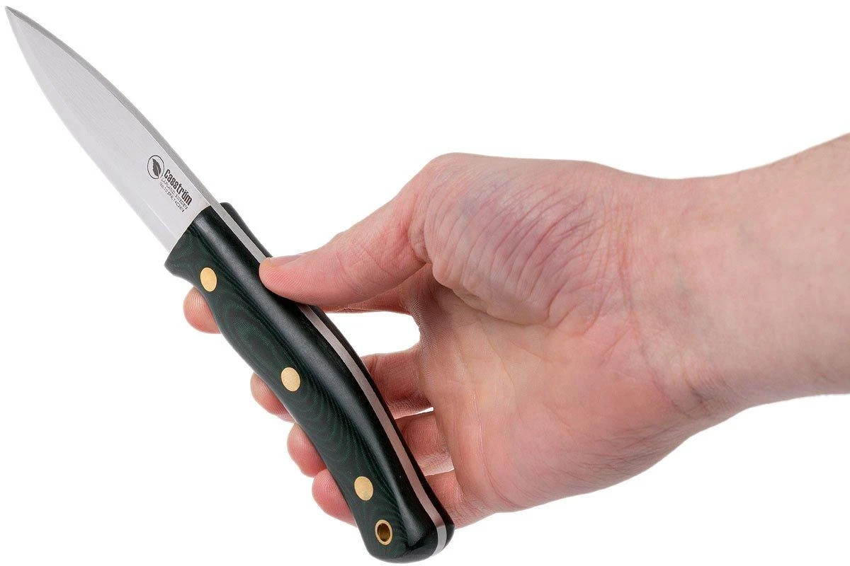 Casström No. 10 Swedish Forest Knife Green Micarta 14C28N Scandi Grind 13107 6 Casström No. 10 Swedish Forest Knife Green Micarta 14C28N Scandi Grind 13107 – Image 6