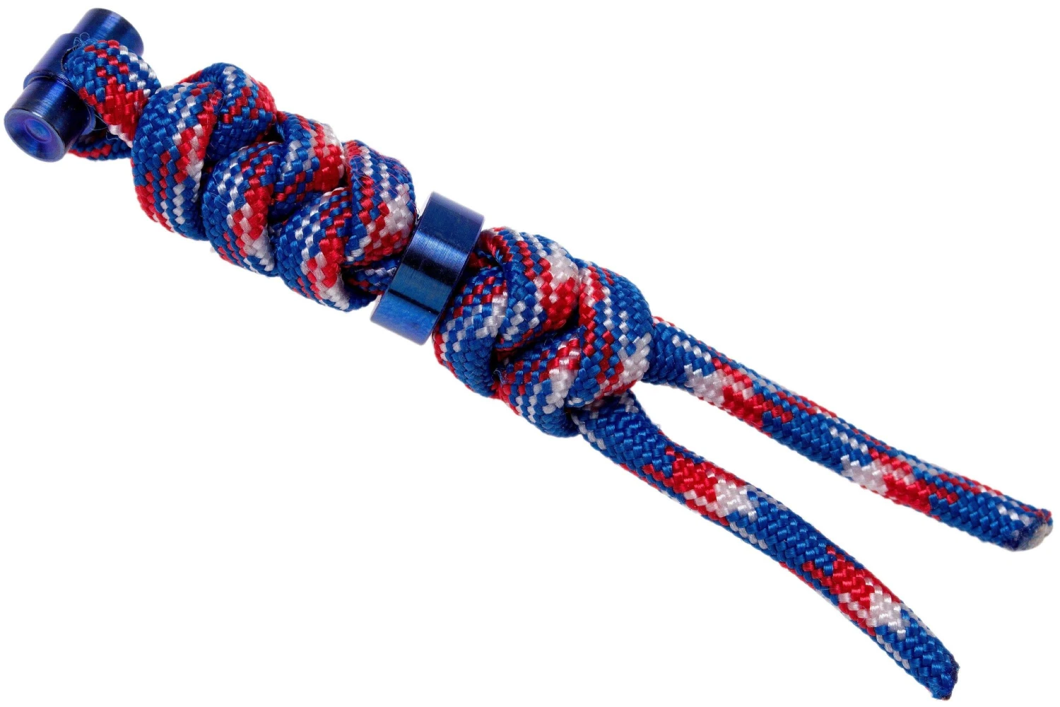 Chris Reeve Large Sebenza/Umnumzaan Lanyard With Bead Liberty/blue COM-7116 1 Chris Reeve Large Sebenza/Umnumzaan Lanyard With Bead Liberty/blue COM-7116