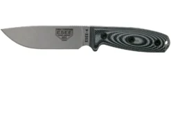 ESEE Model 4 Plain Edge S35VN, Grey Black G10 3D Handle 4P35V-002 Avec étui + Clip