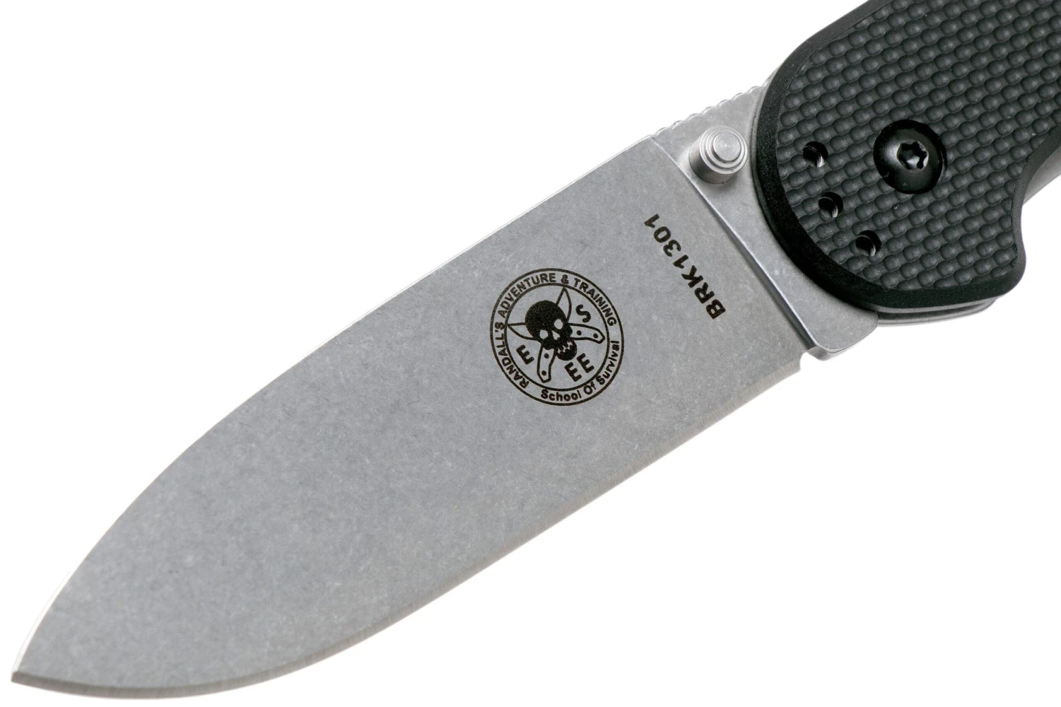 ESEE Avispa Couteau De Poche, Stonewashed D2 Blade, Black Handle BRK1302 3 ESEE Avispa Couteau De Poche, Stonewashed D2 Blade, Black Handle BRK1302 – Image 3
