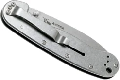 ESEE Avispa Couteau De Poche, Stonewashed D2 Blade, Black Handle BRK1302 12 ESEE Avispa Couteau De Poche, Stonewashed D2 Blade, Black Handle BRK1302 -Meilleurs Couteaux EE AVISPA BK D2 04 esee knives scaled