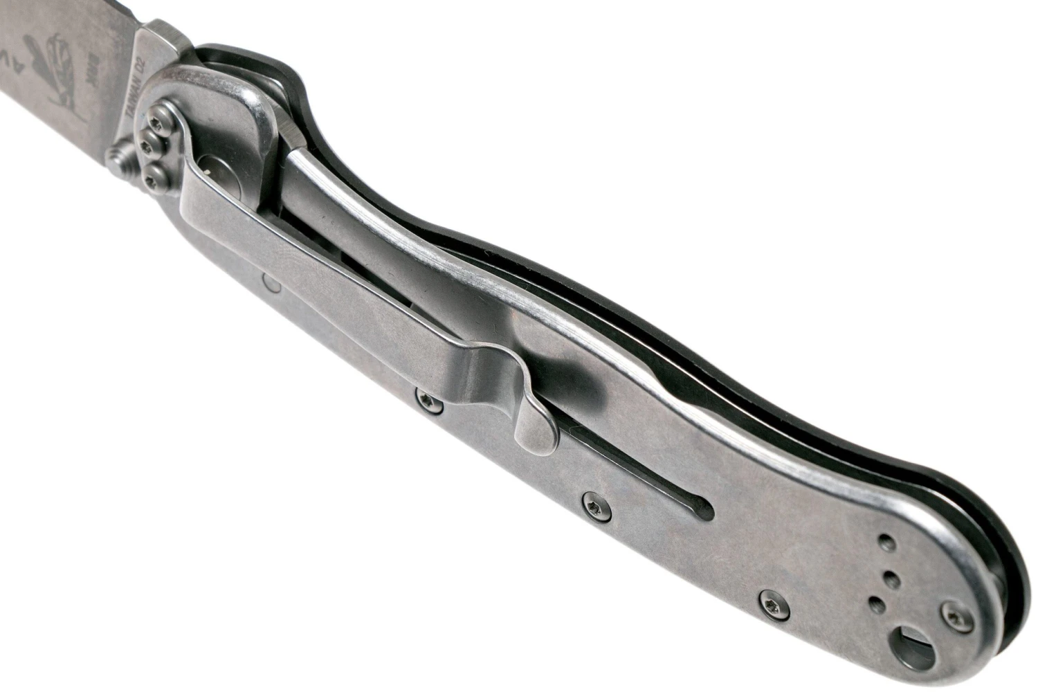 ESEE Avispa Couteau De Poche, Stonewashed D2 Blade, Black Handle BRK1302 5 ESEE Avispa Couteau De Poche, Stonewashed D2 Blade, Black Handle BRK1302 – Image 5