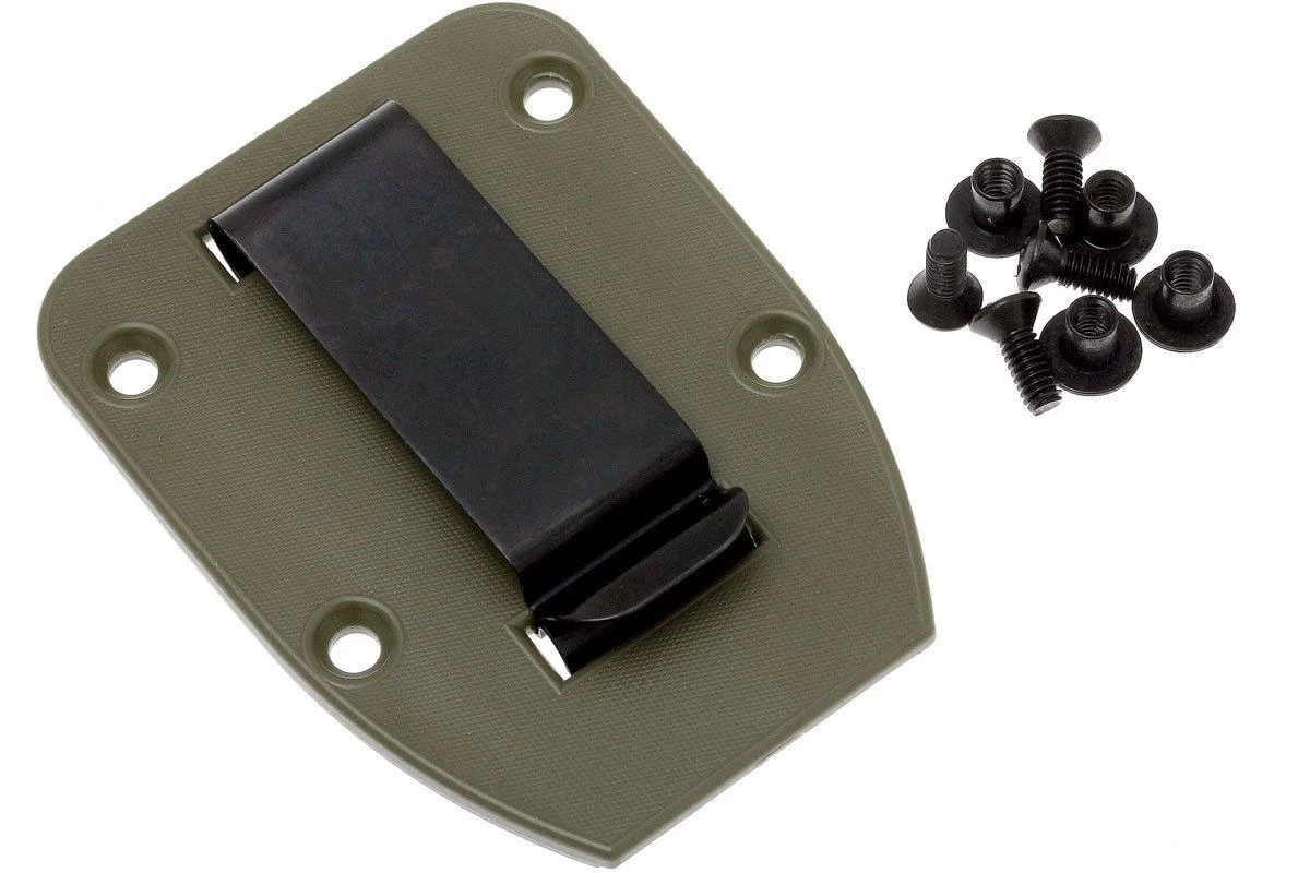 ESEE Clip De Ceinture Plat Pour L'étui Des Modèles 3 & 4, OD-Green 1 ESEE Clip De Ceinture Plat Pour L'étui Des Modèles 3 & 4, OD-Green