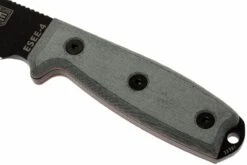 ESEE Model 4 Black Blade, Grey Handle 4P-KO Couteau De Survie Sans étui 8 ESEE Model 4 Black Blade, Grey Handle 4P-KO Couteau De Survie Sans étui -Meilleurs Couteaux EE ESEE 4P KO 03 esee knives model 4 ee esee 4p ko d3
