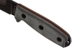 ESEE Model 4 Black Blade, Grey Handle 4P-MB Avec étui Coyote + Clip Et MOLLE-back -Meilleurs Couteaux EE ESEE 4P MB 05 esee knives ee esee 4p mb 05