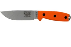 ESEE Model 4 Plain Edge S35VN, Orange G10 Handle 4P35V-OR Avec étui + Clip
