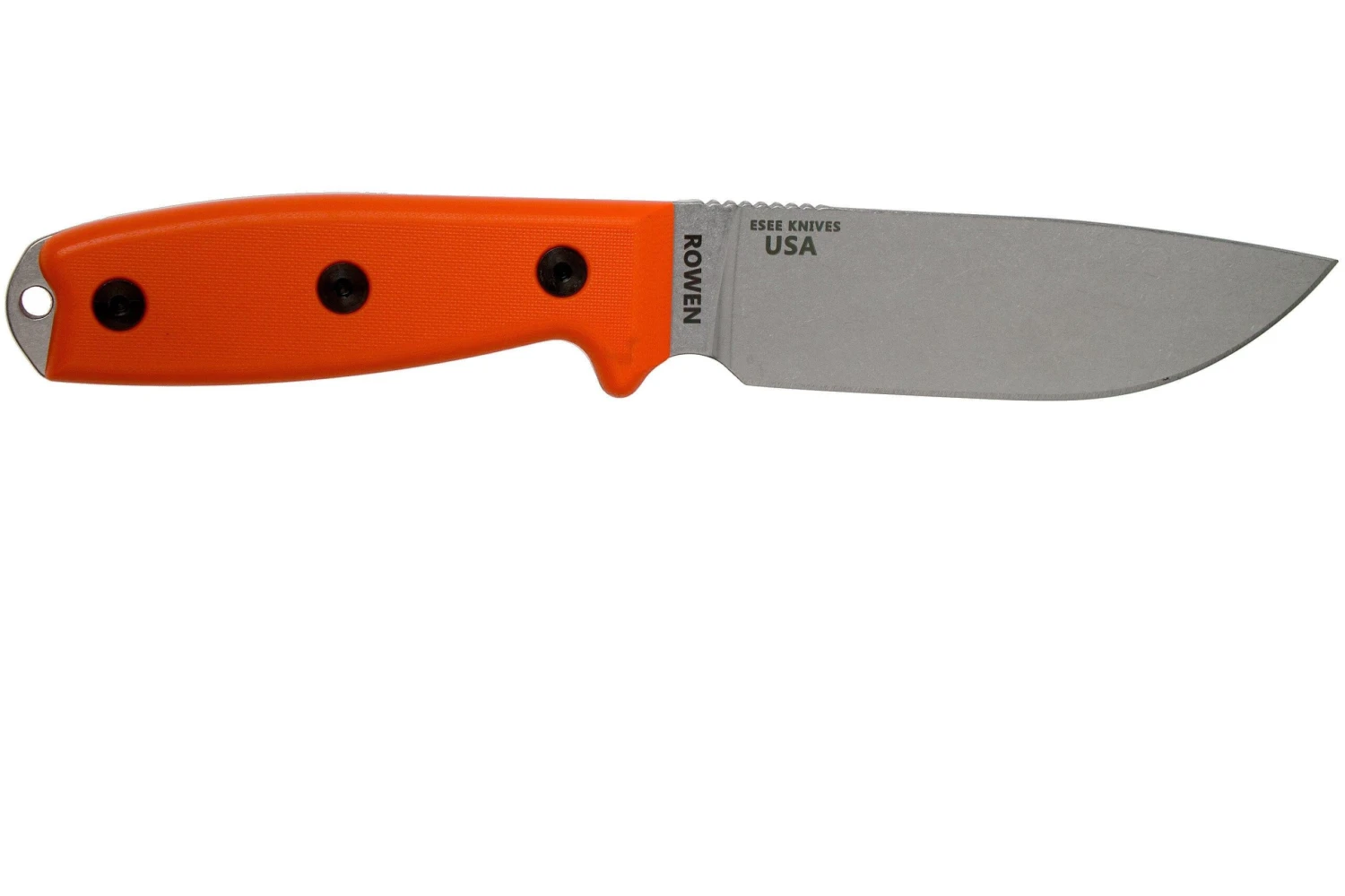 ESEE Model 4 Plain Edge S35VN, Orange G10 Handle 4P35V-OR Avec étui + Clip 2 ESEE Model 4 Plain Edge S35VN, Orange G10 Handle 4P35V-OR Avec étui + Clip – Image 2