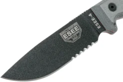 ESEE Model 4 Serrated Blade, Grey Handle 4S-MB-B Avec étui Noir + Clip Et MOLLE-back 10 ESEE Model 4 Serrated Blade, Grey Handle 4S-MB-B Avec étui Noir + Clip Et MOLLE-back -Meilleurs Couteaux EE ESEE 4S MB B 03 esee knives scaled
