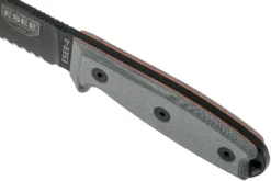 ESEE Model 4 Serrated Blade, Grey Handle 4S-MB-B Avec étui Noir + Clip Et MOLLE-back 12 ESEE Model 4 Serrated Blade, Grey Handle 4S-MB-B Avec étui Noir + Clip Et MOLLE-back -Meilleurs Couteaux EE ESEE 4S MB B 05 esee knives scaled