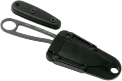 ESEE Izula Tactical Gunsmoke IZULA-TG-B Couteau De Cou Avec étui Noir, Plaquettes De Manche Et Clip Ceinture 10 ESEE Izula Tactical Gunsmoke IZULA-TG-B Couteau De Cou Avec étui Noir, Plaquettes De Manche Et Clip Ceinture -Meilleurs Couteaux EE IZULA TG 05 esee knives scaled