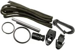 ESEE Izula Venom Green IZULA-VGKIT, Kit De Survie Avec étui Et Firesteel -Meilleurs Couteaux EE IZULA VGKIT 07 esee knives scaled