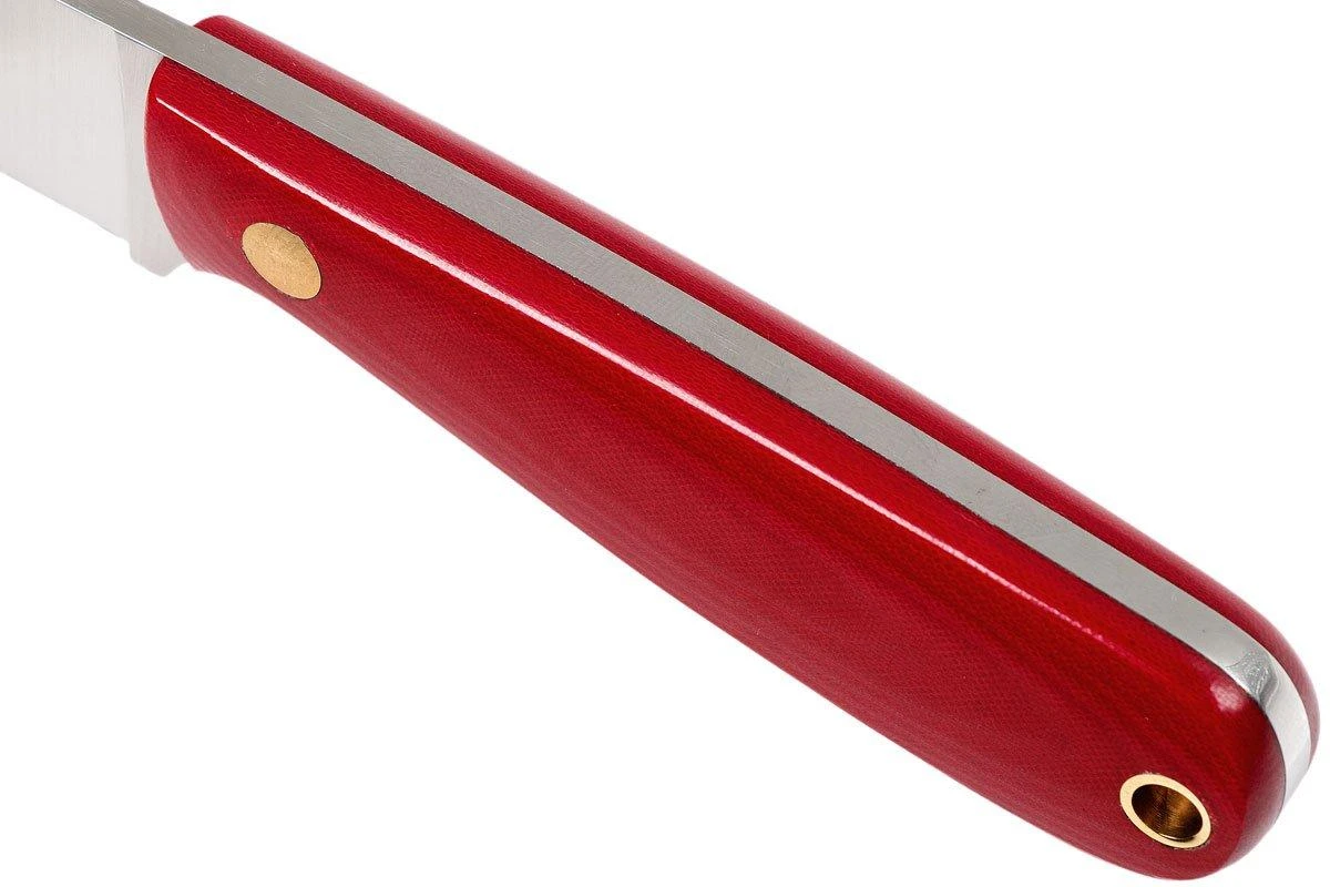 Brisa Necker 70 Alice, Red Micarta, Leather Sheath 9819 5 Brisa Necker 70 Alice, Red Micarta, Leather Sheath 9819 – Image 5